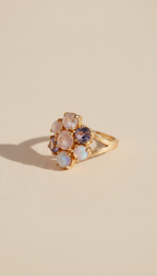Alternate angle view of Semi-Precious Stone Ring